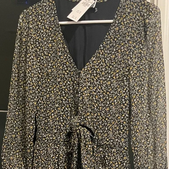 black and white polka dot dress midi Charlotte Polka Dot Dress NOIR/IVORY Multi / 0 / R25D995587